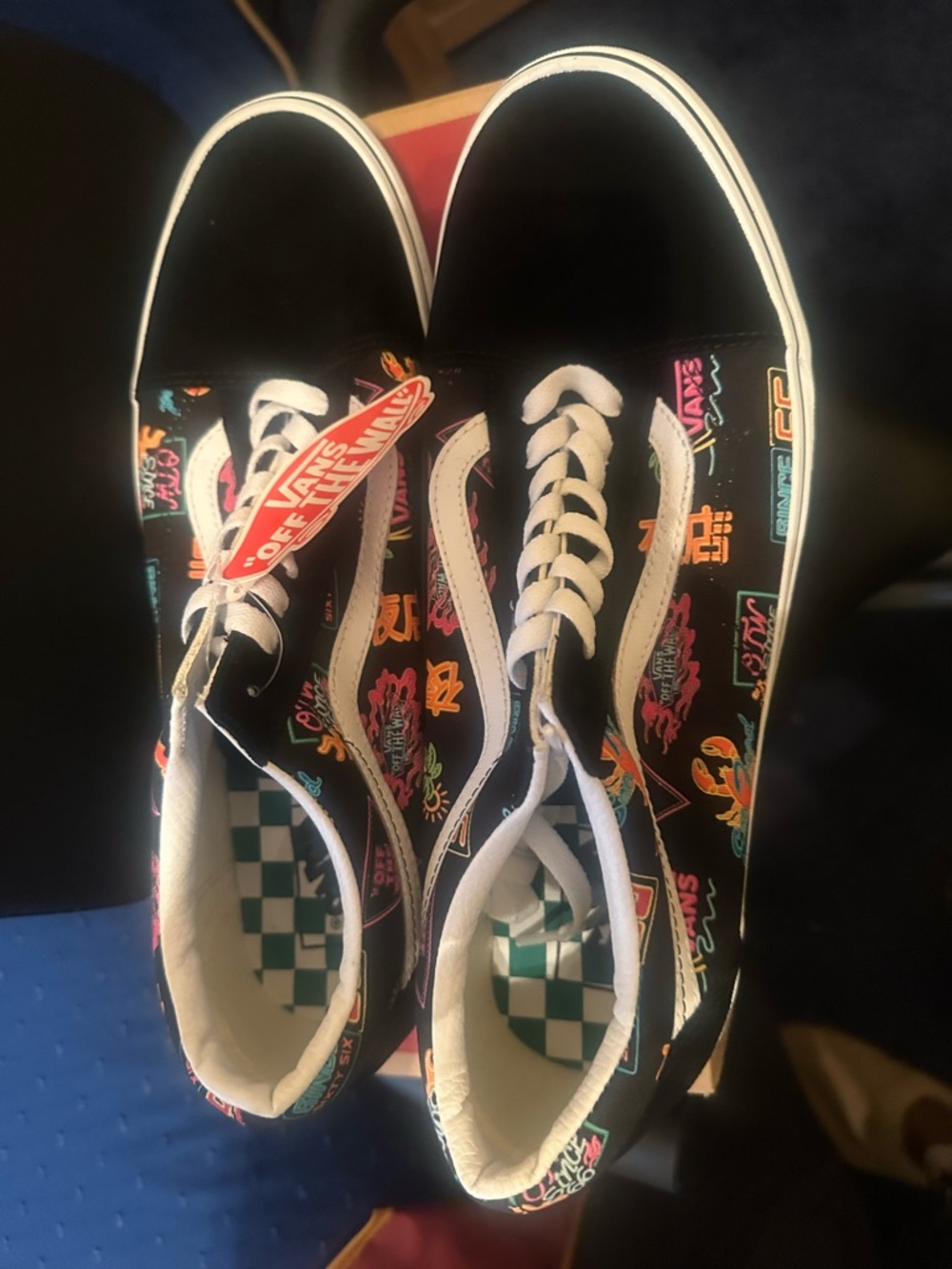 Vans Black and White Old Skool Sneakers